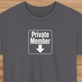 Charcoal t-shirt with wood texture background
